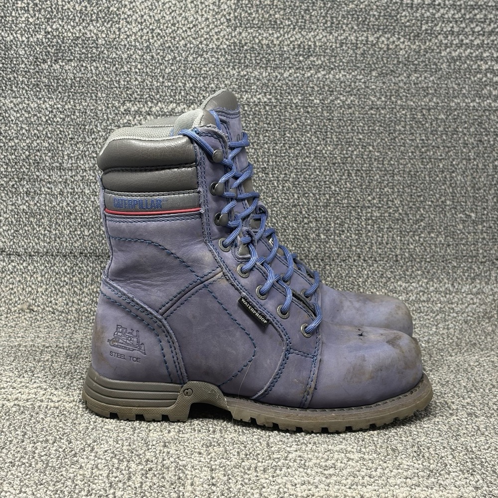 Caterpillar Echo Waterproof Steel Toe Work Boots Women's Size 6.5 Marlin P90567